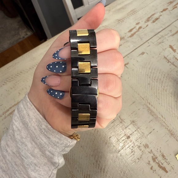 Movado Bold Black and Gold Watch - Picture 4 of 15